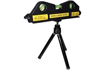 Уровень лазерный 150мм с магнитом тремя глазками