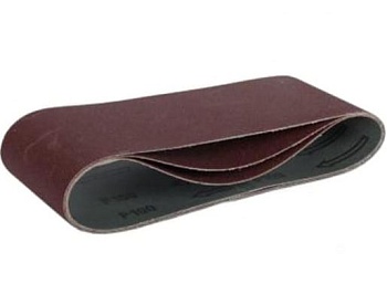 Лента шлифовальная 75*457мм (зерно 100) для шлифмашины 3шт