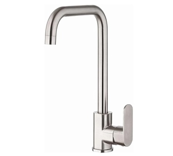 Смеситель д/кухни А54020 . хром . нержавейка 304 ф35