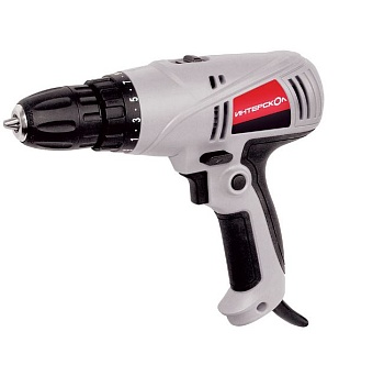 Дрель-шуруповерт сетевой ДШ-10/260-Э2 2 скорост Интерскол
