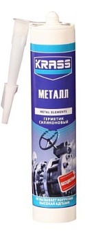 Герметик KRASS для металла.серый 300мл .