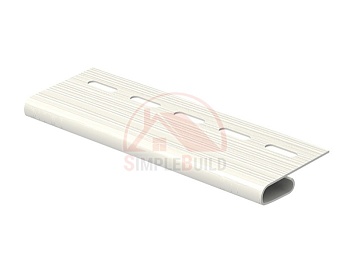 Планка Финишная Белая 3,05м (1уп - 20шт) Ю-Пласт