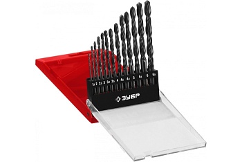 Набор сверл ЗУБР "МЕТ-ВП" по мет.пароокс1,5-6,5(13