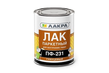 Лак ПФ-231 паркетный 0,8кг Лакра Синтез