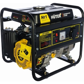 Генератор бензиновый HUTER 4 такт HT1000L 1кВт