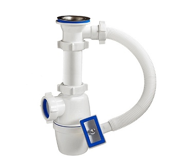 Сифон А-4004  1 1/2" 40 с переливом