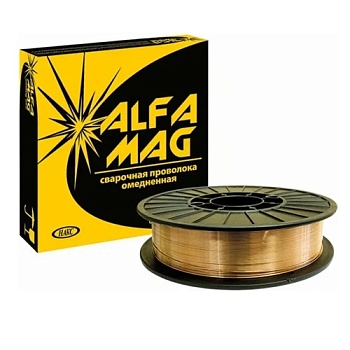 Проволока сварная омедненная СВ-0,8мм SG2 (15кг баб.) AlfaMag