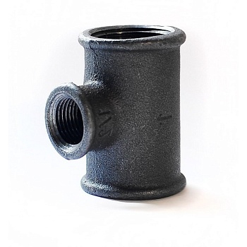 Тройник 20х15 чугун черн.