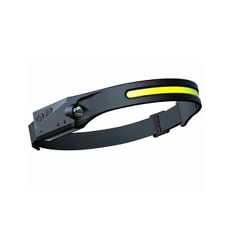 Фонарь налобный аккумуляторный 1 светодиодная лента LX200 