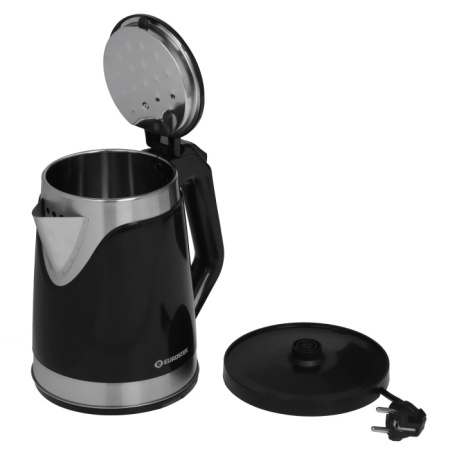 3. Чайник EUROSTEK ЕЕК-2022 1.8л,1.5кВт, 2-хслойный корпус, черный
