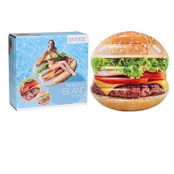 Плот надувной Intex Гамбургер 58780EU, 145х142 см