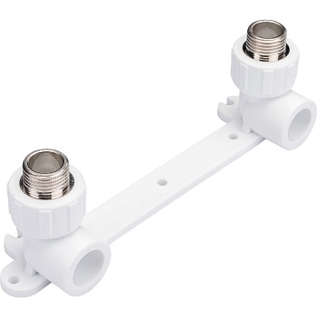 Планка д/смесителя 25х1/2 нар. рез.полипропилен (комплект)