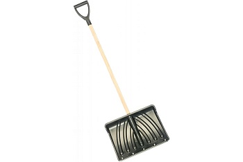 Лопата КРЕПЫШОК 465*340 морозост. с дерев.черен и Vручк
