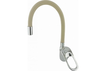 Смеситель д/кухни Rainsberg  R3193 FЕ-6  гибкий излив(бежевый) 2 режима