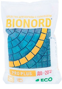Антигололед 23кг с мраморной крошкой Bionord PRO plus
