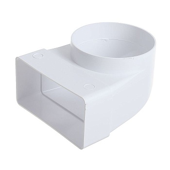 Соединитель угловой плоского канала с круглым 60120 СК100ФП