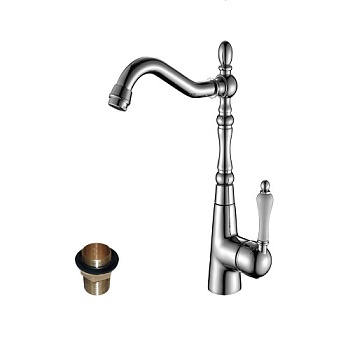 Смесительд/кухни Z35-20U высок. повор.излив. 2-х вентил. "ROSSINKA"