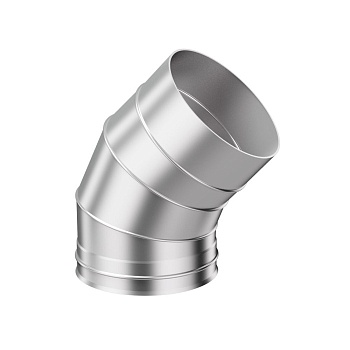 Отвод 3х-секц. ф.130мм ПЭ RAL9003 (белый)