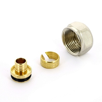 Соединитель "Евроконус" для полиэтиленовых  труб 16(2,2)мм*3/4