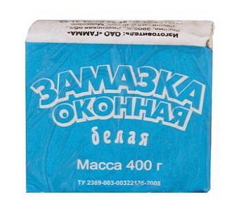 Замазка рамная белая 400 гр.