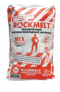 Антигололед 20кг быстрого действия RockmeltMIX