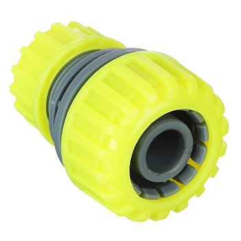 Соединитель для шланга 3/4" и 1/2", пластик INBLOOM