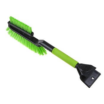 Щетка для уборки снега со скребк., 2 чист.поверхности ,52см