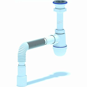 Сифон Ани Грот1 1/2 40 с гиб.тр 40х40х50 (А 05 15)