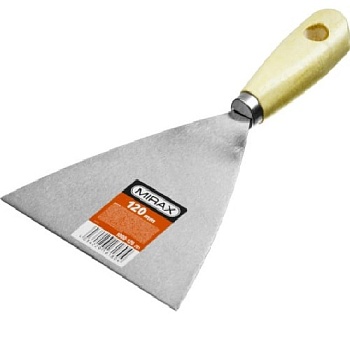 Шпатель 120мм с дер.ручкой