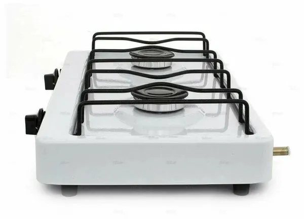 4. Плита газовая настольная Мечта-200М белая газовая 2конф.прис.комп.