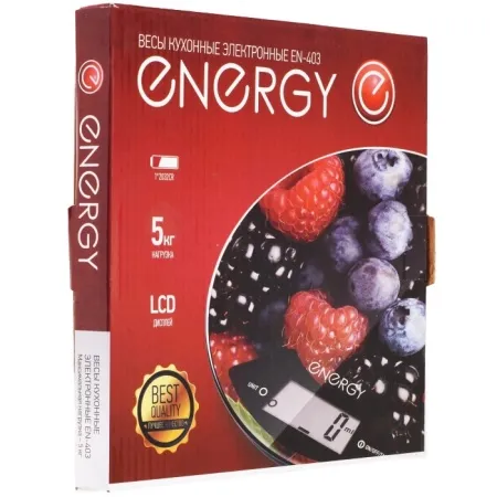 3. Весы кухонные ENERGY EN403 в ассор.5кг электронные