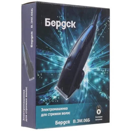 3. Машинка для стрижки Бердск В.ЭМ.06Б 12Вт, 4насадки