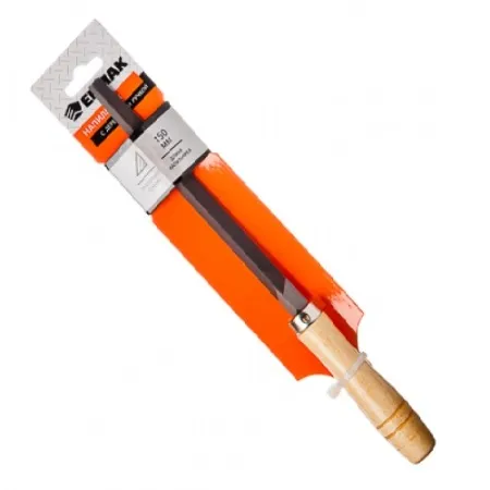 Напильник трехгран. 150 с пласт. ручкой