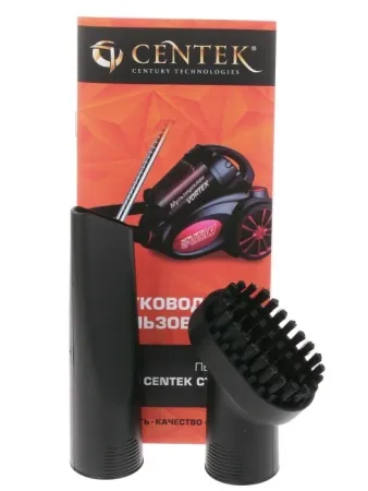 4. Пылесос Centek CT-2521 (черный-красный) циклон